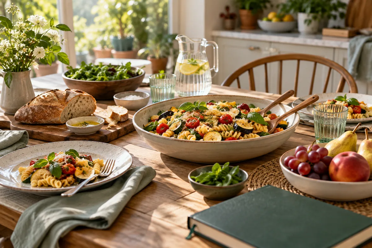 An illustrative meal and planning table for amenorrhea and menstrual health